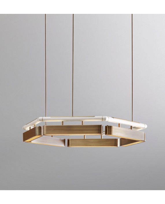 Bert Frank Colt Hexagon Pendant Lamp